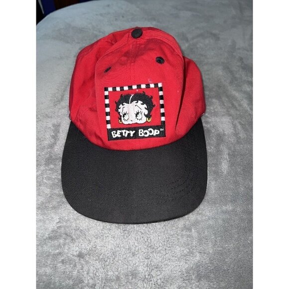 Vintage 1994 Accessory Networks BETTY BOOP Embroidered Snapback Baseball Hat main image 3
